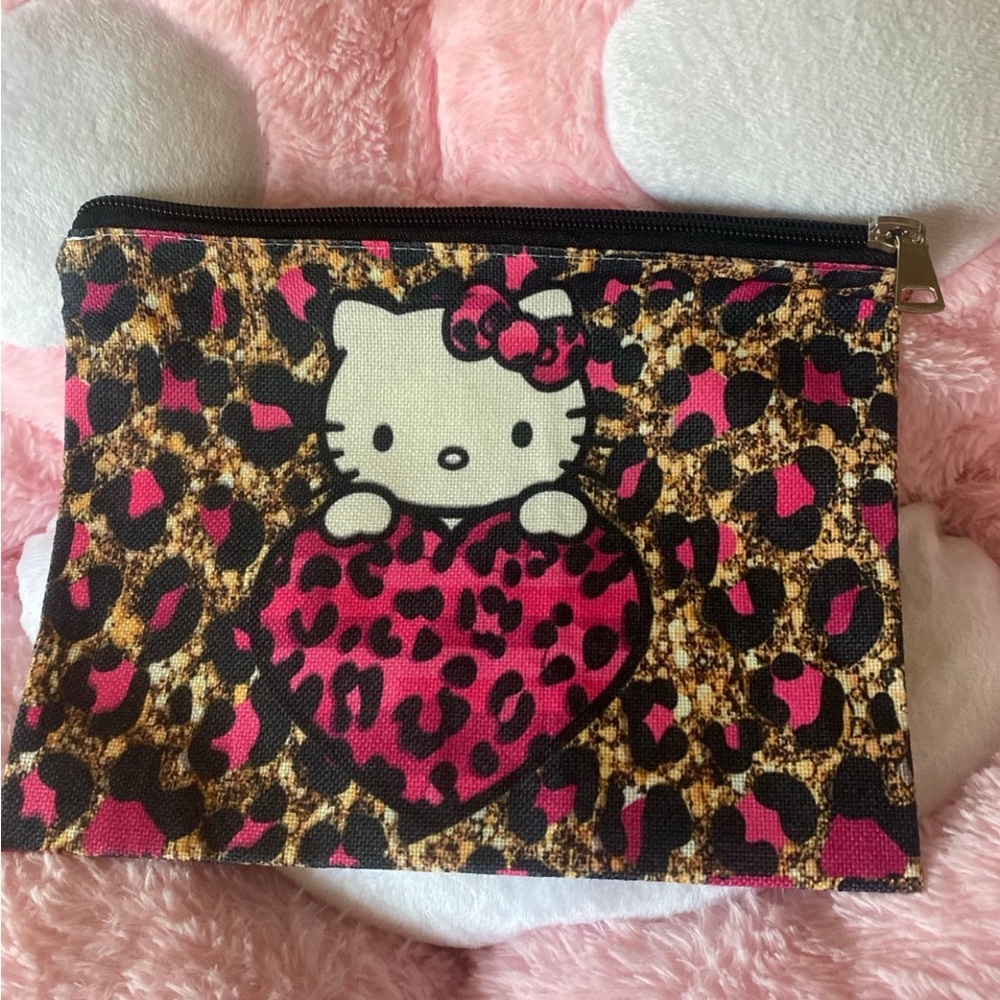 Hello Kitty Leopard Print Pouch